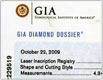 smallcert-gia Sample Diamond Certificate