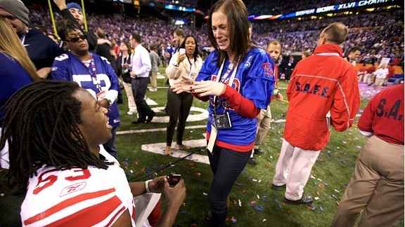 What Diamond does an NFL player give?